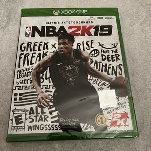 XBOX ONE Game NBA 2K19 NWT, Sealed, Never Opened